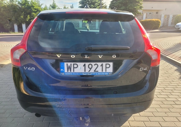 Volvo V60 cena 27900 przebieg: 289000, rok produkcji 2012 z Łęczyca małe 254